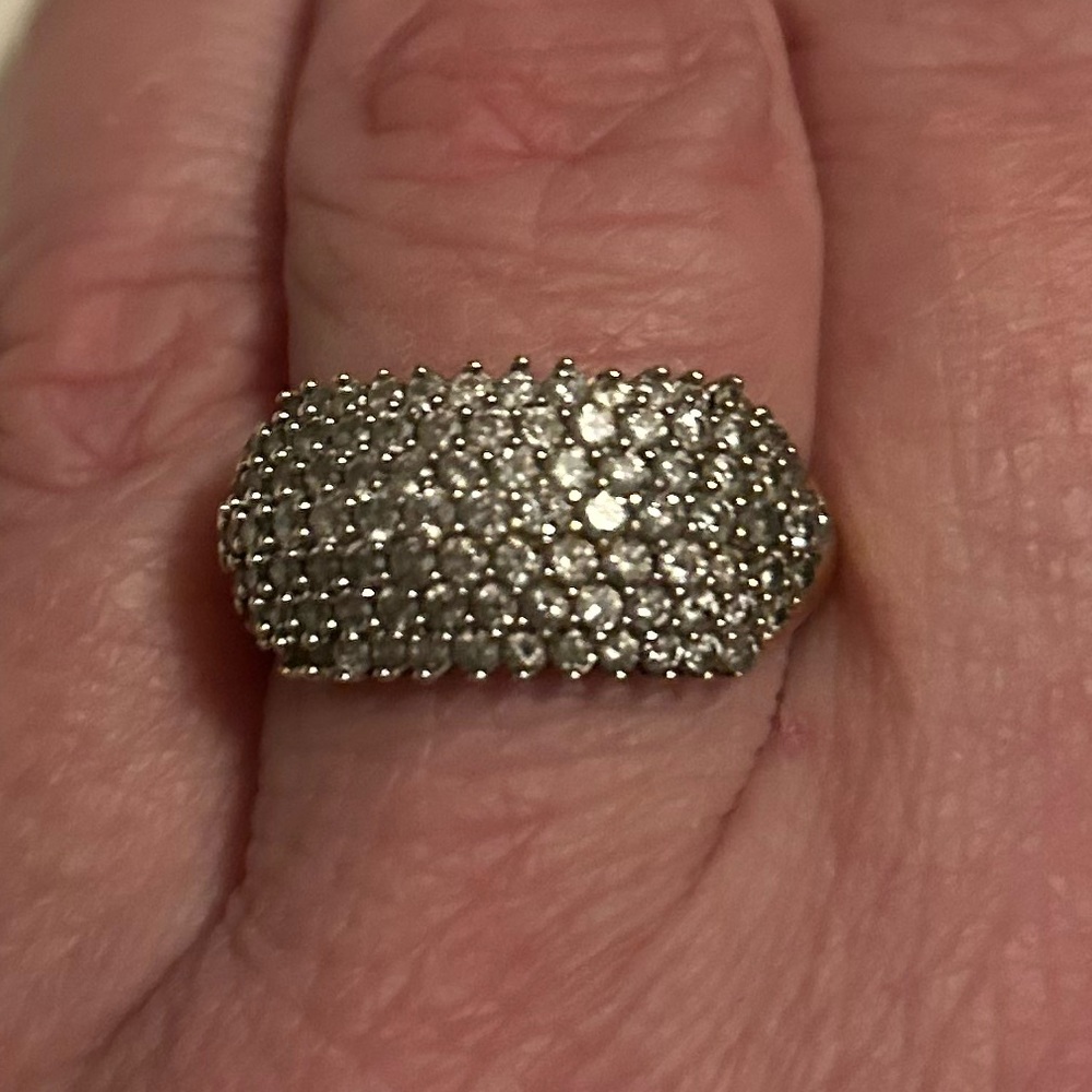 3g 10K 1 & 1/2 carat  Diamond SOLID Yellow Gold NATURAL Diamond  Ring 1.… - Picture 3 of 15